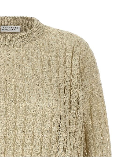 Dazzling Cable Sweater BRUNELLO CUCINELLI | MCO559710C8925